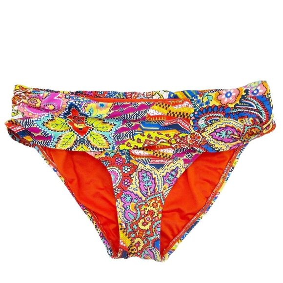 Bleu Rod Beattie Groovy Baby Twist Bandana Print Tankini Two Piece Size Medium - Picture 7 of 16